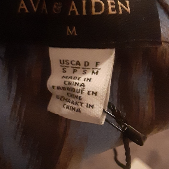 Ava Aiden blue zebra top - Picture 8 of 10